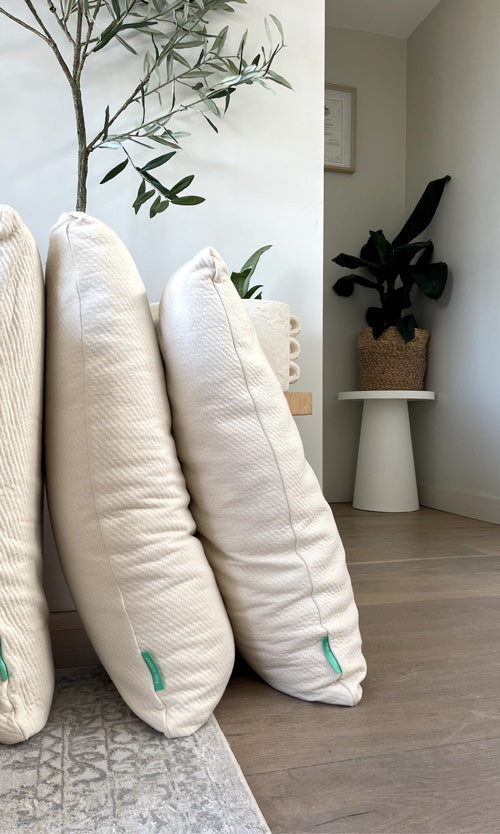 Peace Lily Kapok Pillow