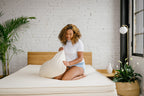 shredded latex pillow white